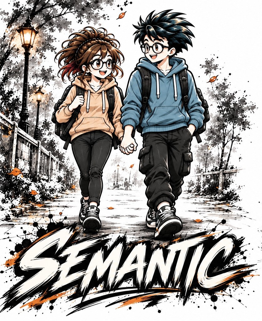 Semantic duo standing together